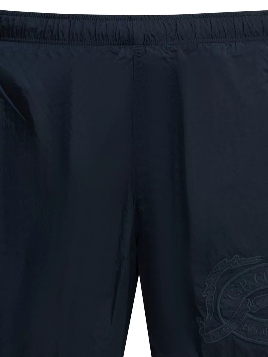 C.p. Company Embroidered Deck Shorts