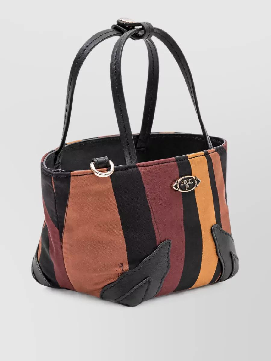 Pucci Silk Printed Mini Bucket Bag