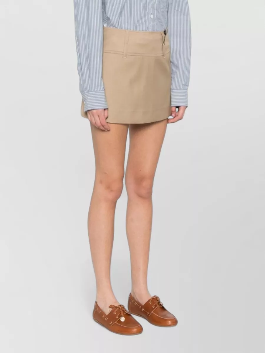 Dunst Paneled Mini Skirt
