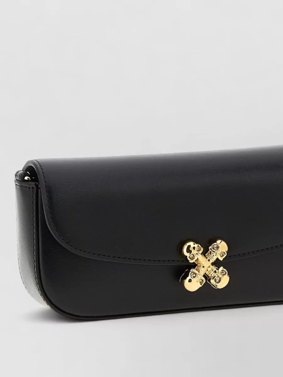 Mc Queen Leather Small Crossbody Bag