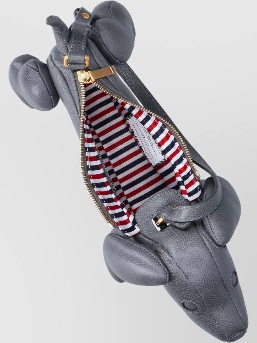 Thom Browne Leather Shoulder Bag