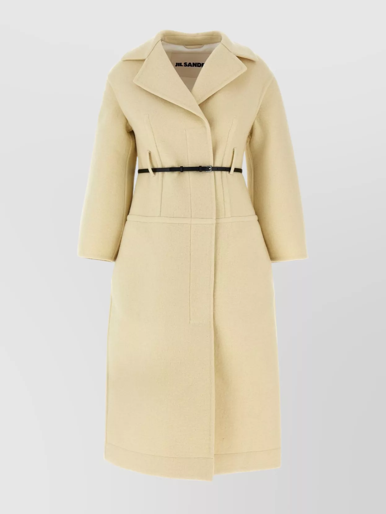 【送料&関税込】Jil Sander Long Wool Coat Jil Sander Wool coat with long length and belt | The Fashion