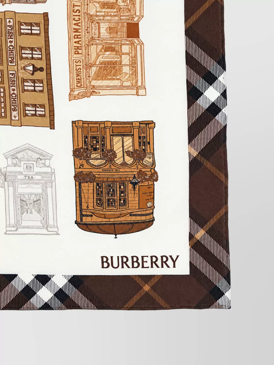 Burberry silk scarf