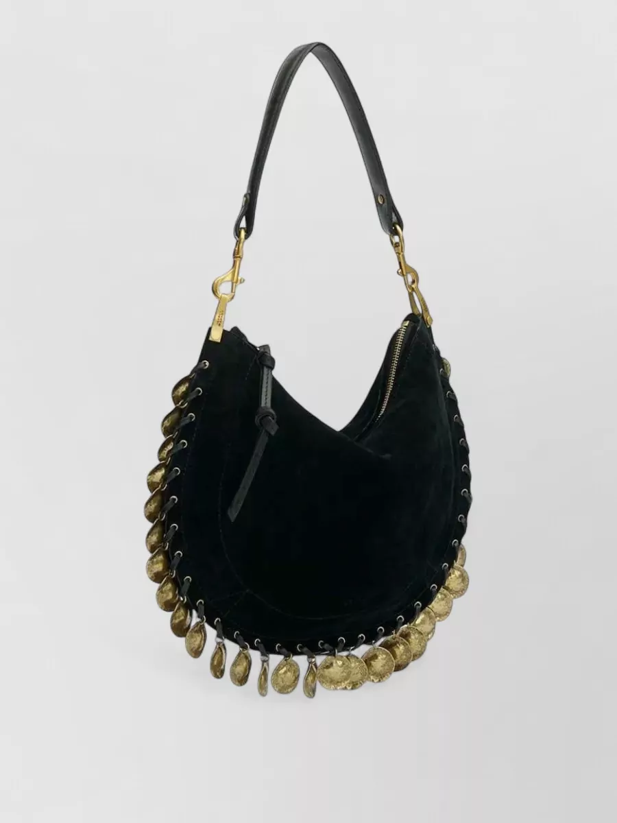 Isabel Marant Oskan Soft Suede Shoulder Bag