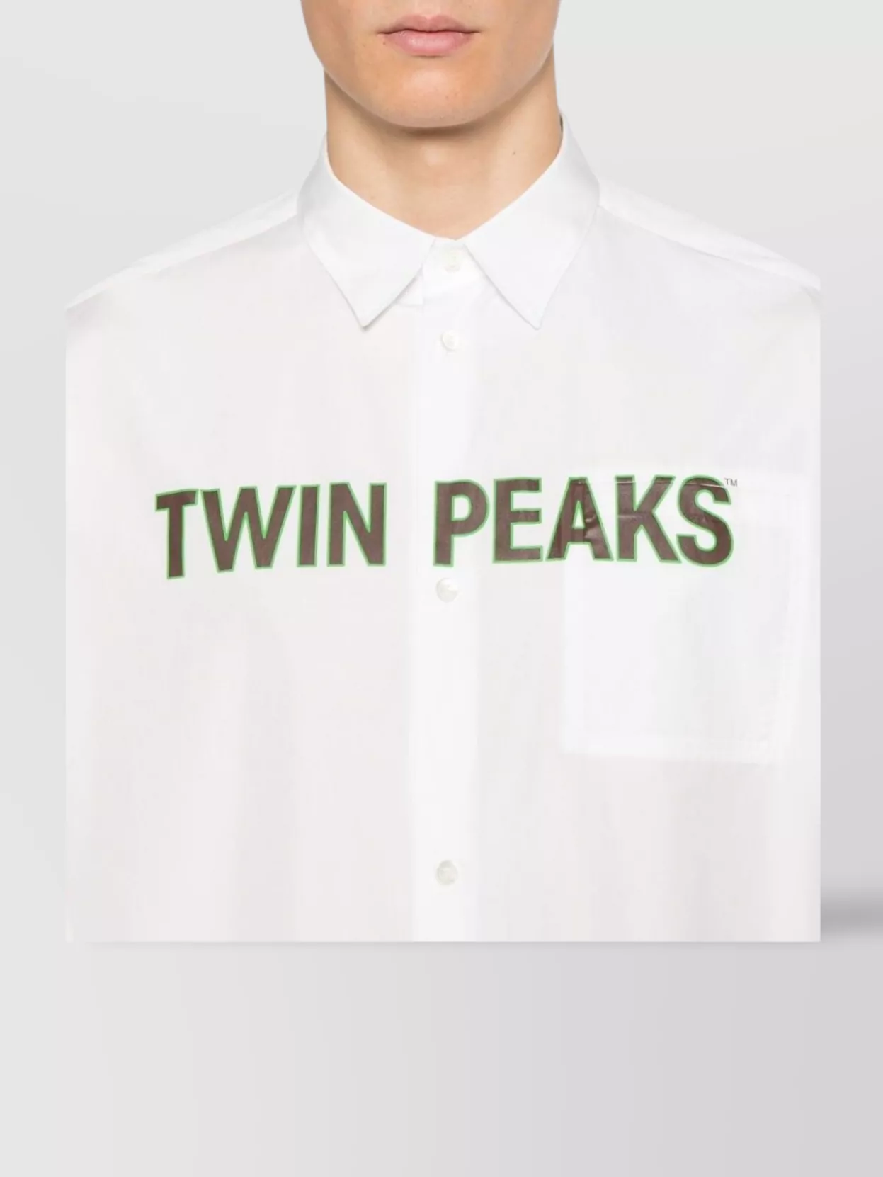 Undercover Patterned Cotton Poplin Shirt