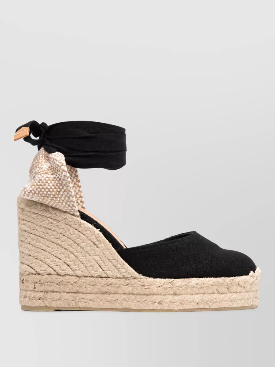 Castaner Cotton Wedge Espadrilles