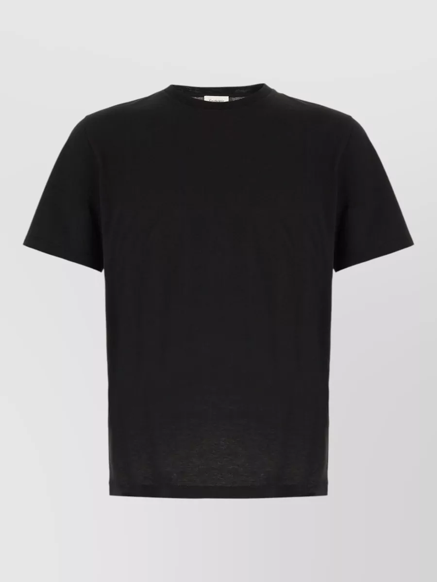 Saint Laurent Cotton logo embroidered short sleeve t-shirt
