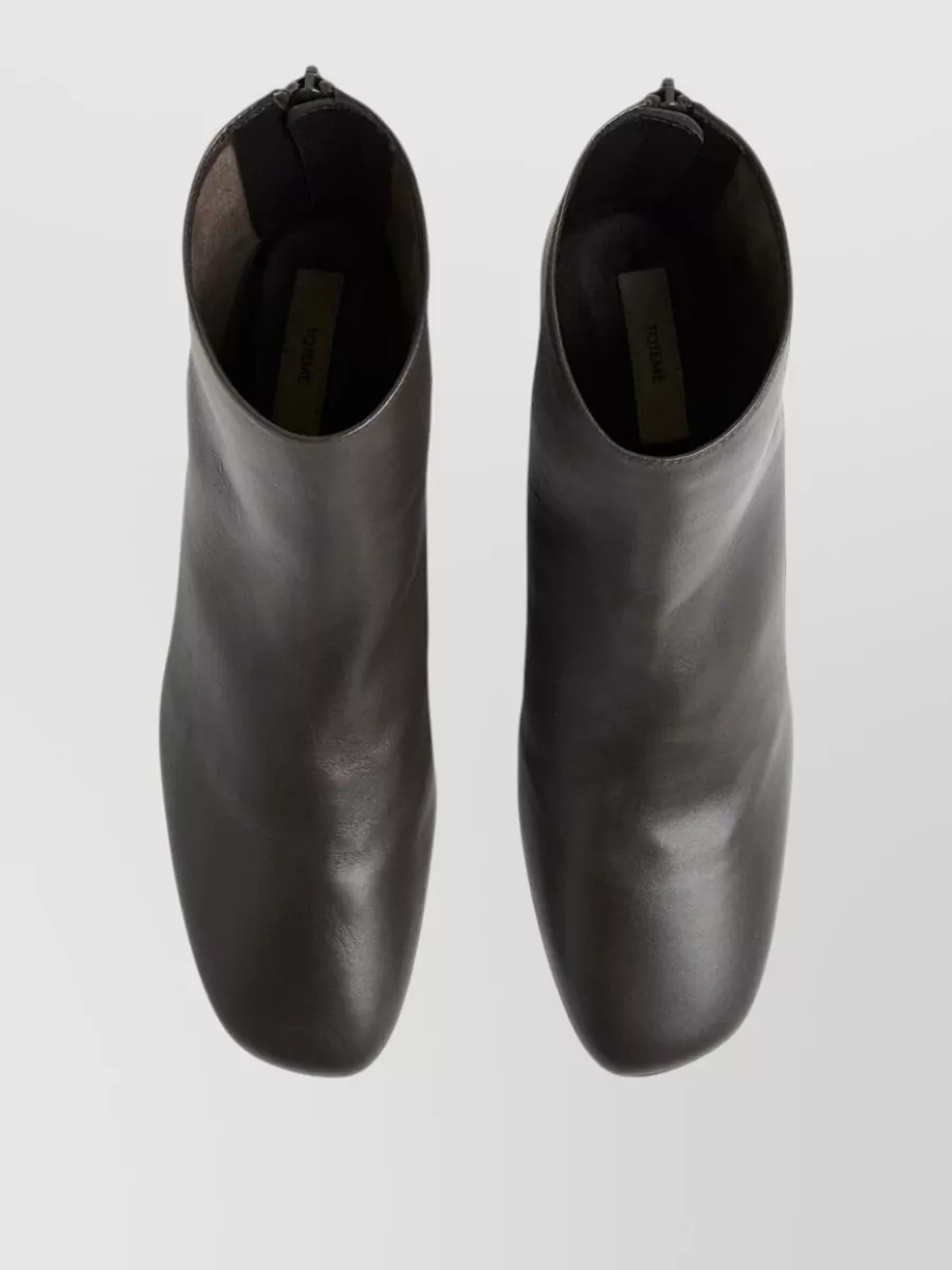 Totême Leather Ankle Boots