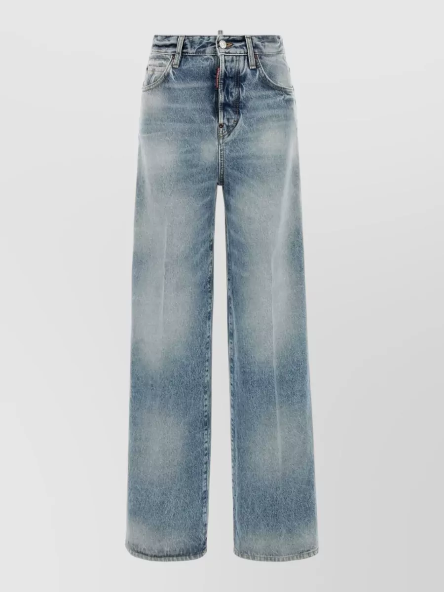 Dsquared2 Denim Wide-Leg Trousers