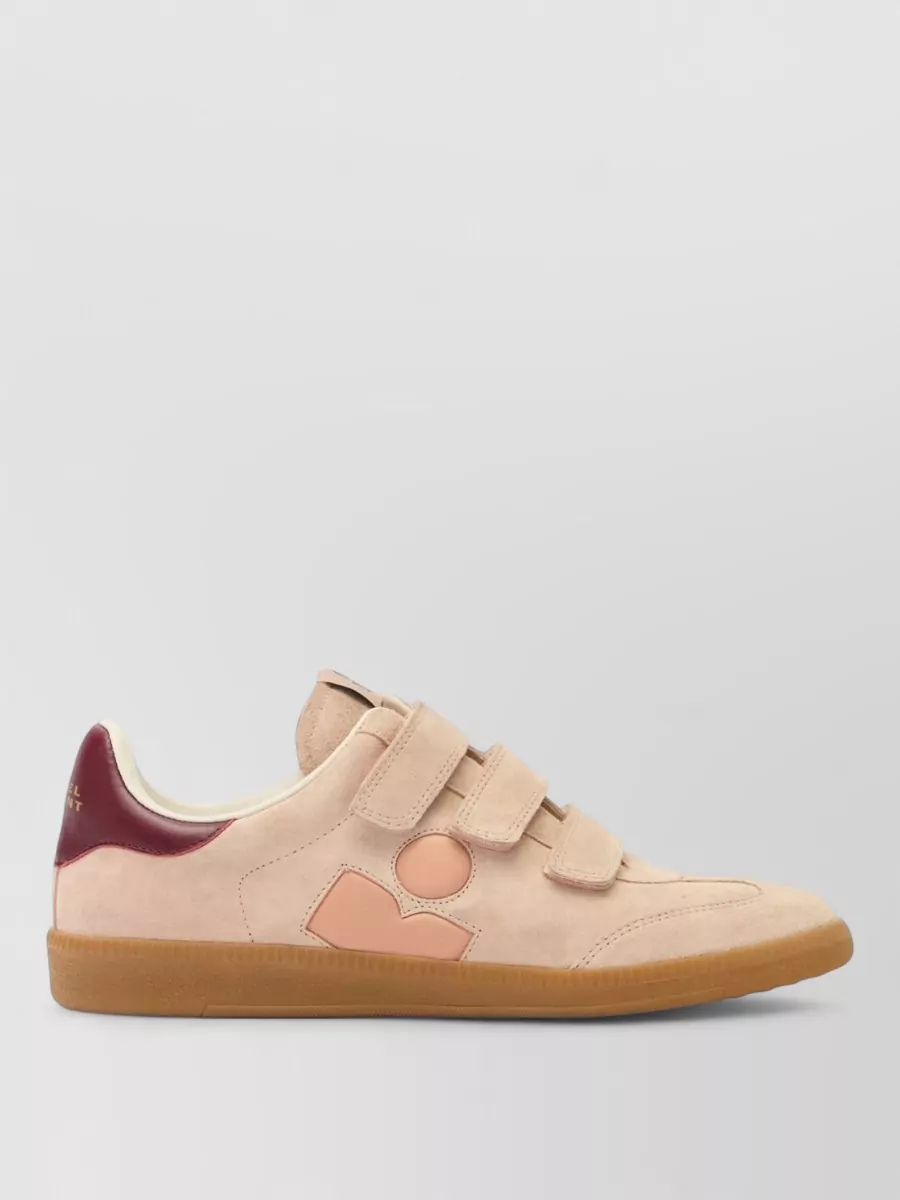 Isabel Marant Beth Leather Sneakers Contrast Heel Tab