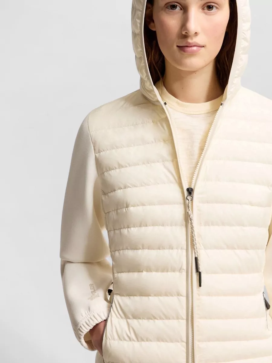 Moncler Down Padded Zip-Up Hoodie