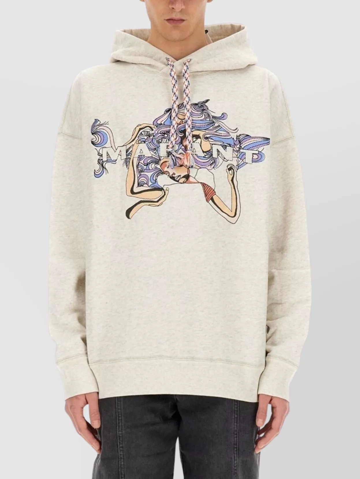 Isabel Marant Graphic Print Hooded Sweater