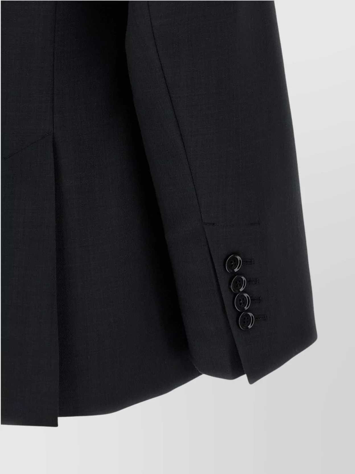 Ami Alexandre Mattiussi Tailored Wool Blazer Featuring Notch Lapel In Black