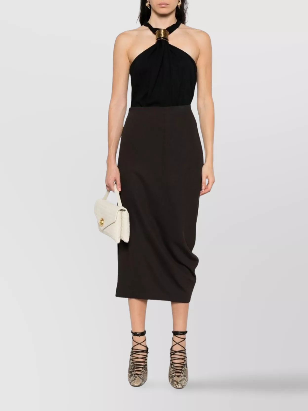 Lanvin Knee Length And Midi Skirt With Asymmetric Hem