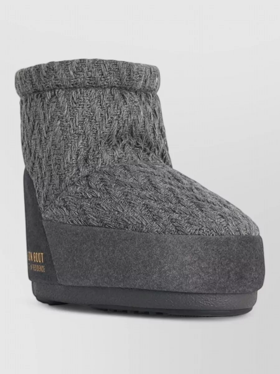 Moon Boot fabric ankle boots