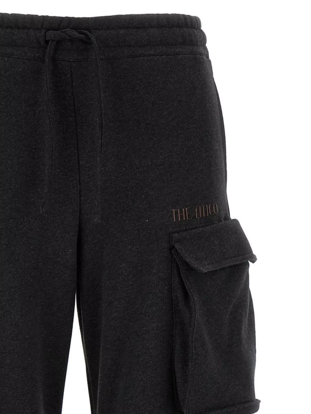 Attico Trousers Cargo Pockets Elastic Waistband