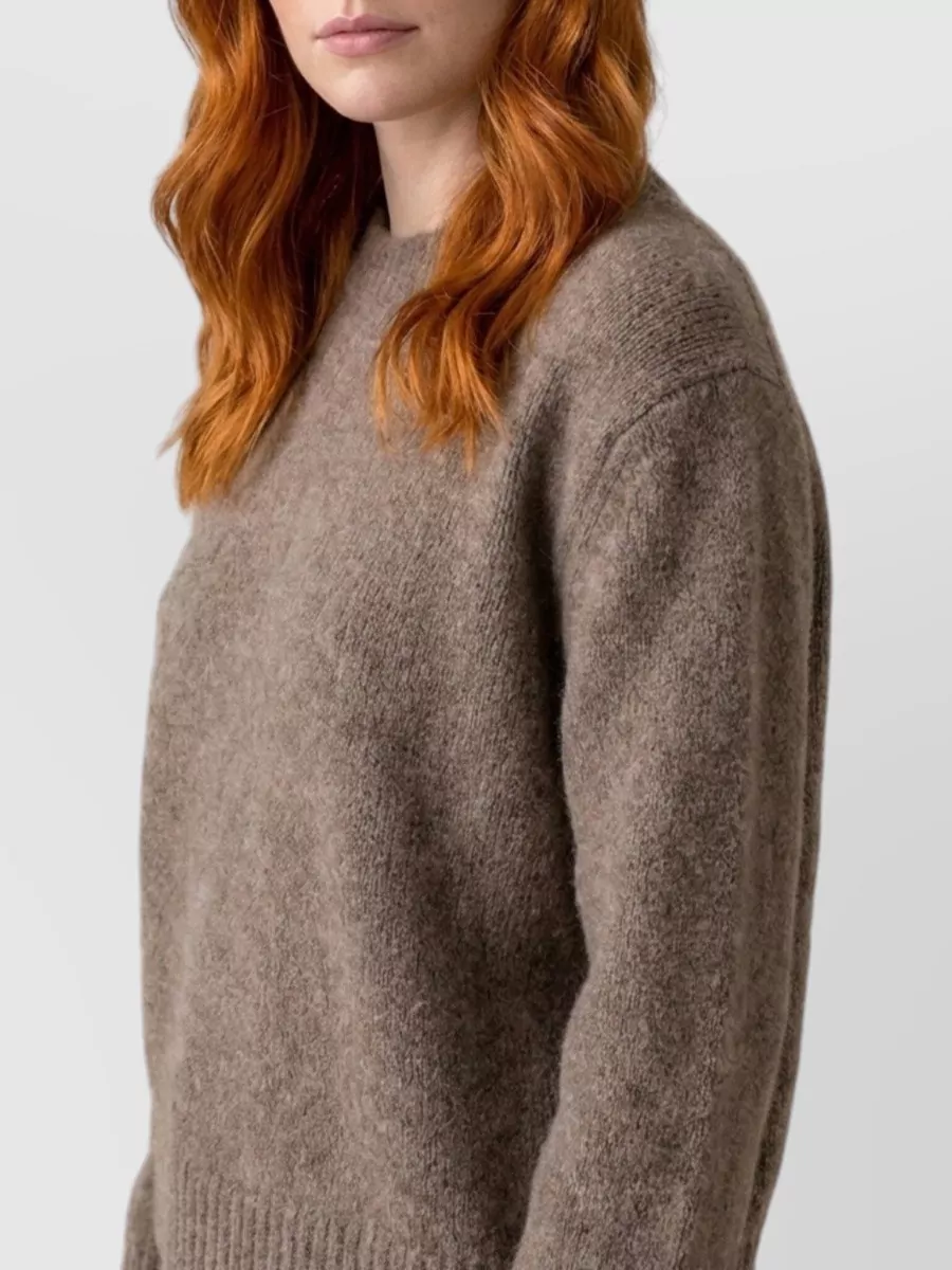 The Row Cashmere Ribbed Turtleneck Relaxed-Fit Jumper