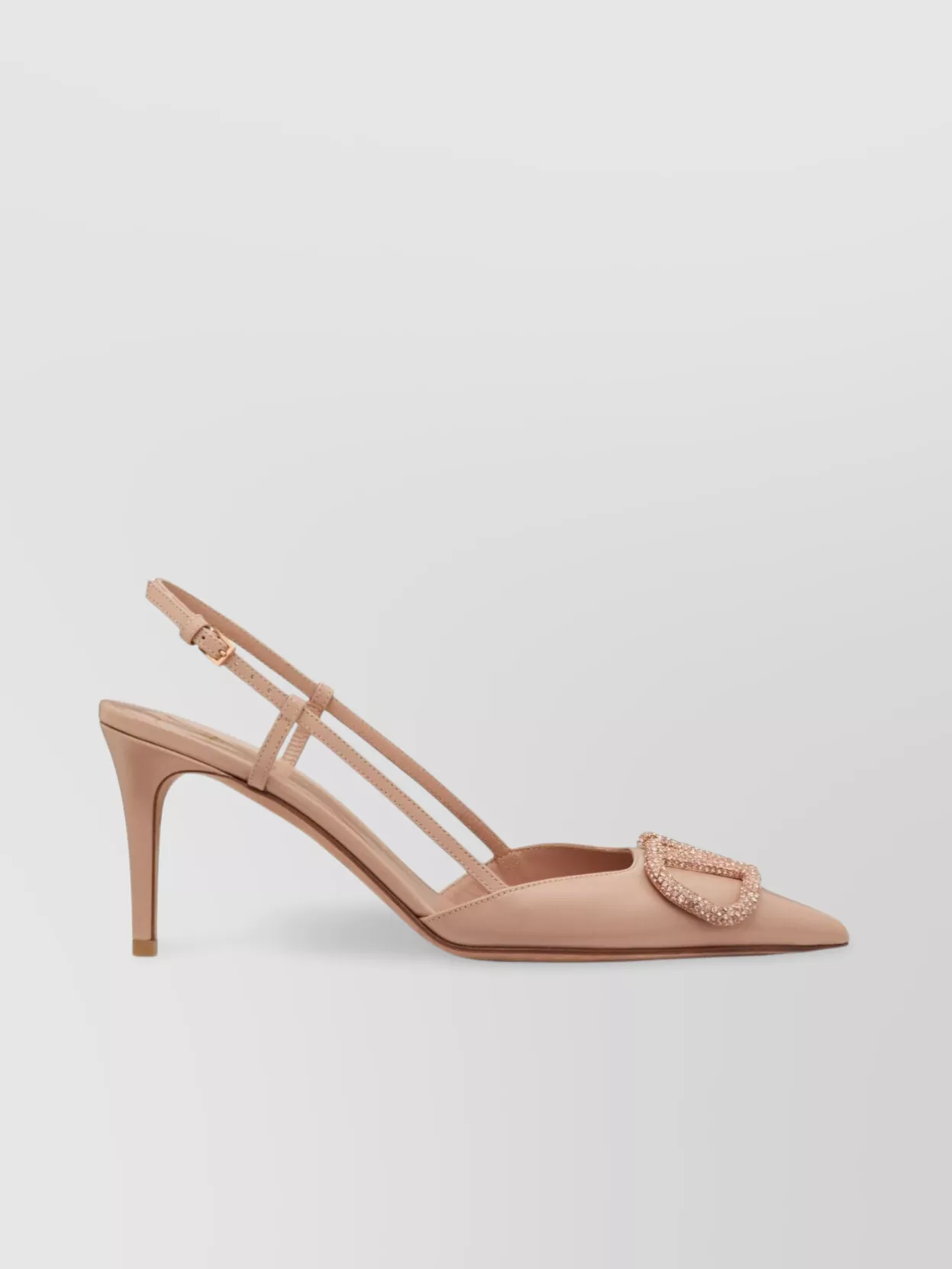 Valentino Garavani Leather Vlogo Signature Slingback Pumps