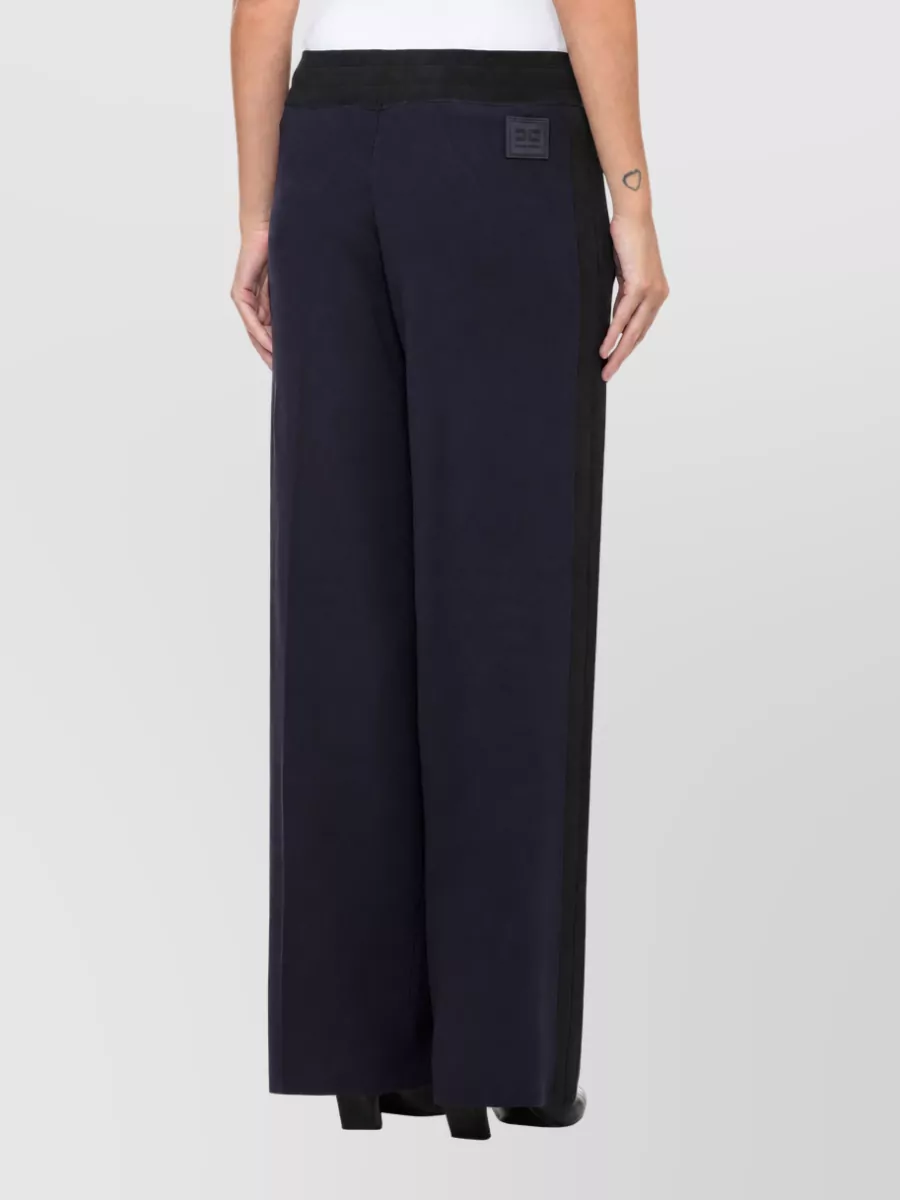 Elisabetta Franchi Side Stripe Straight-Leg Trousers