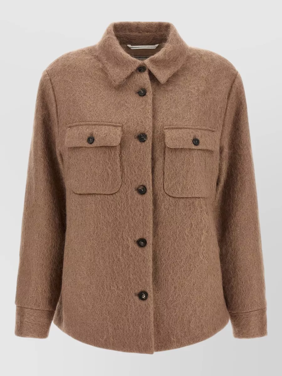 Peserico bouclé oversized coat