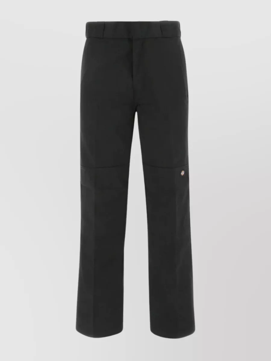 Shop Dickies Polyester Blend Wide-leg Pant In Black