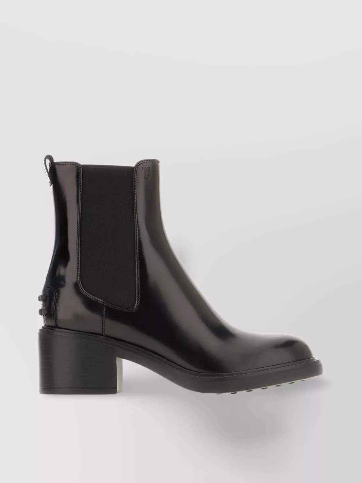 Tod's Block Heel Leather Ankle Boots
