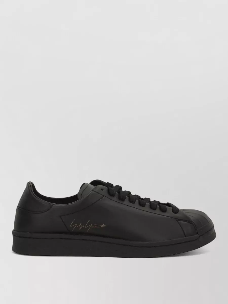 Y-3 Leather Low-Top Sneakers