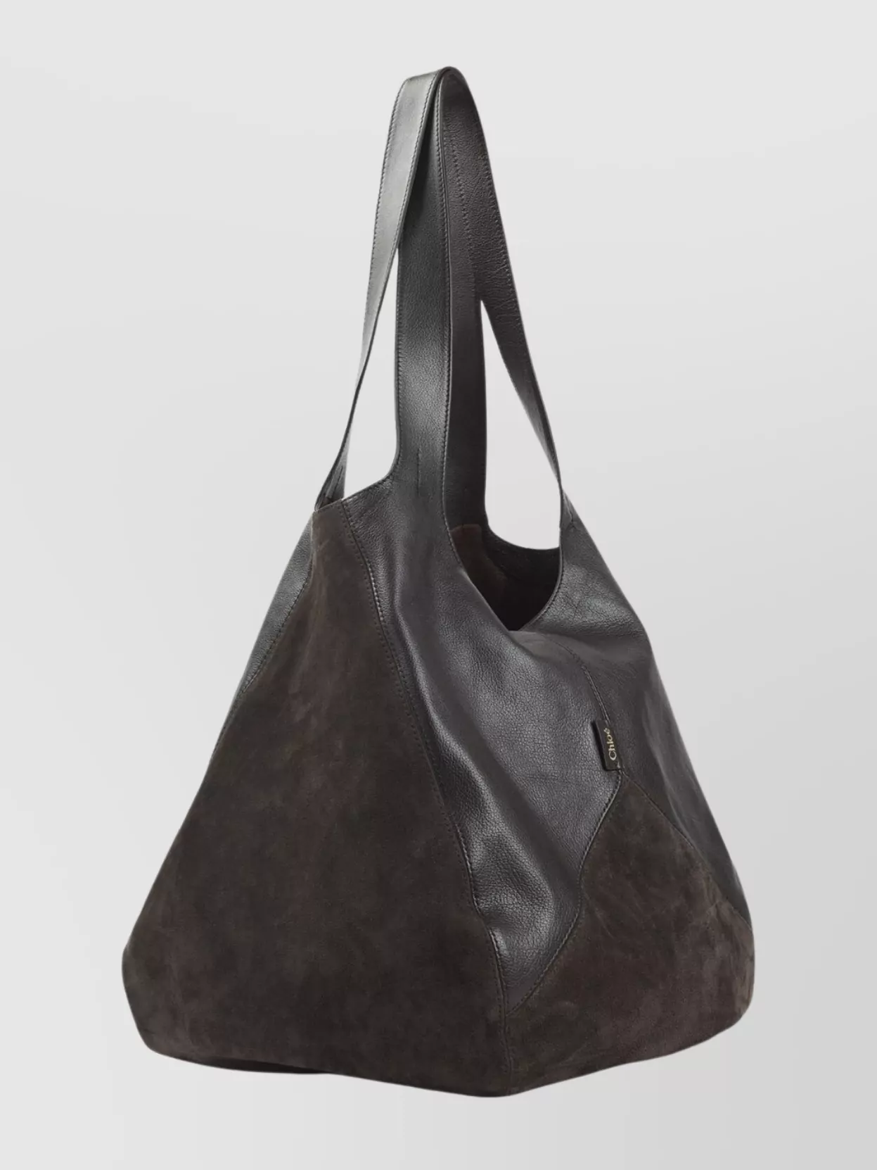 Chloé Balloon Style Shoulder Bag Chain Accent