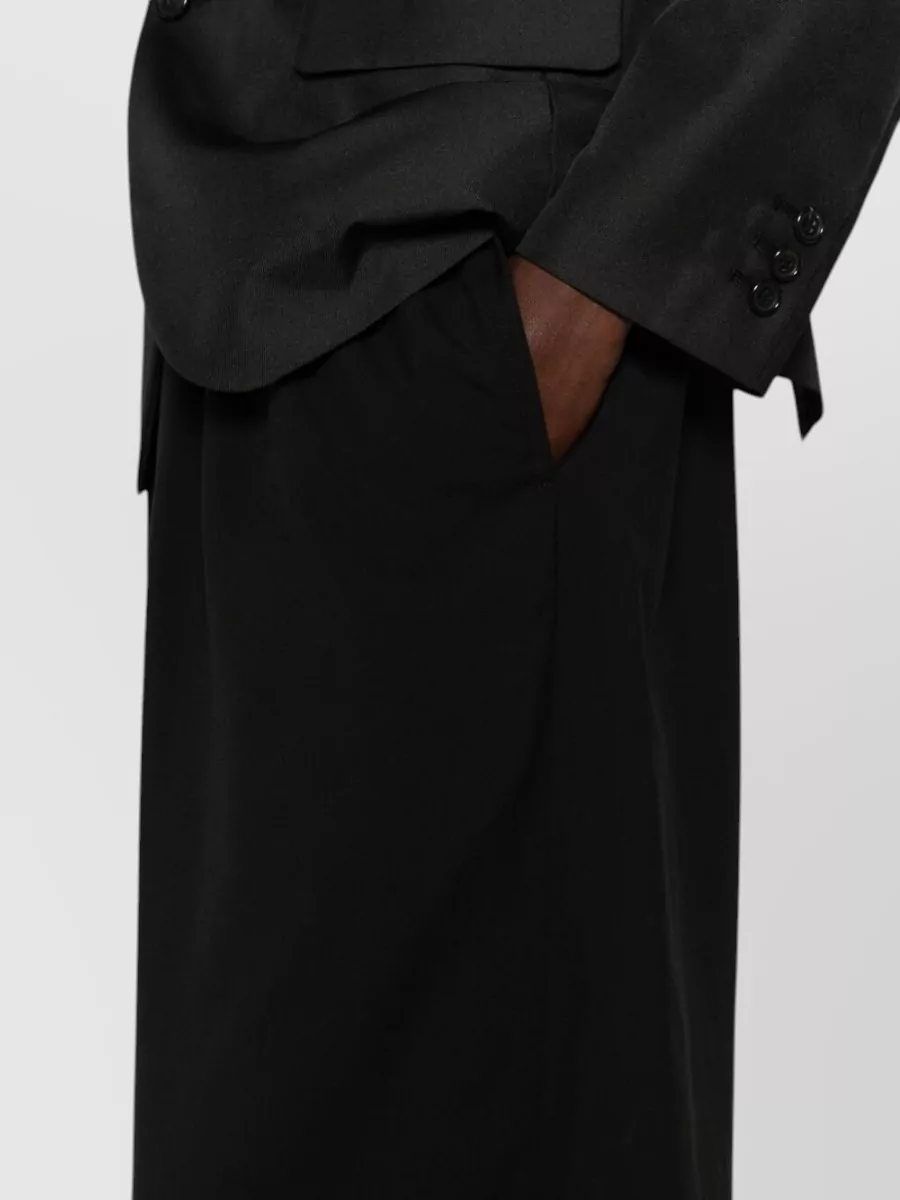 Comme Des Garçons Wool Straight-Leg Trousers