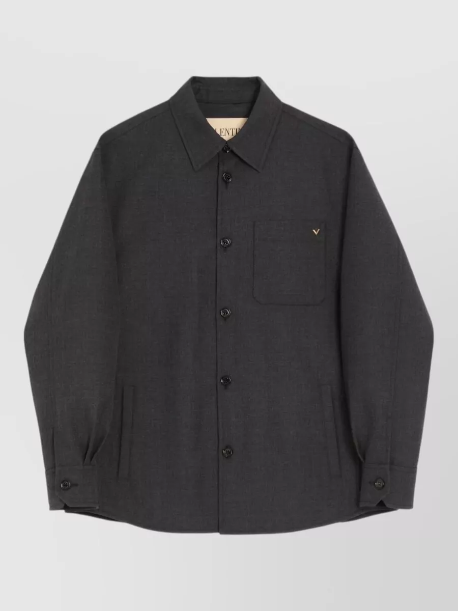 Valentino Garavani gabardine overshirt