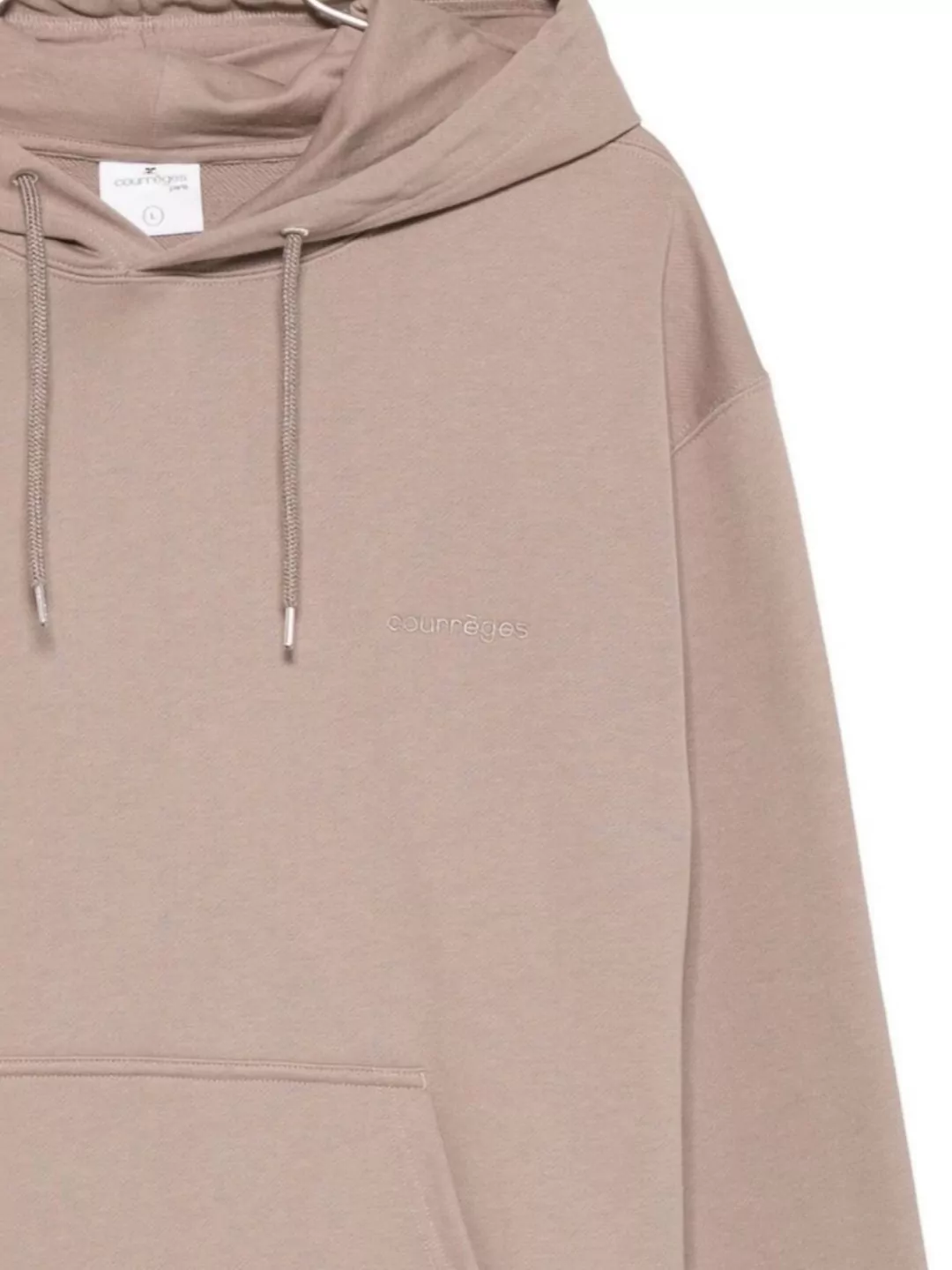 Courrèges Hooded Sweater Kangaroo Pocket