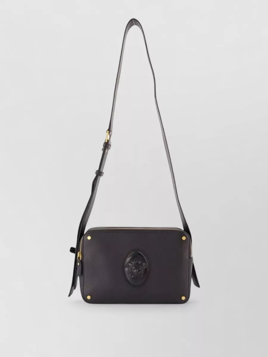 Versace camera leather crossbody bag