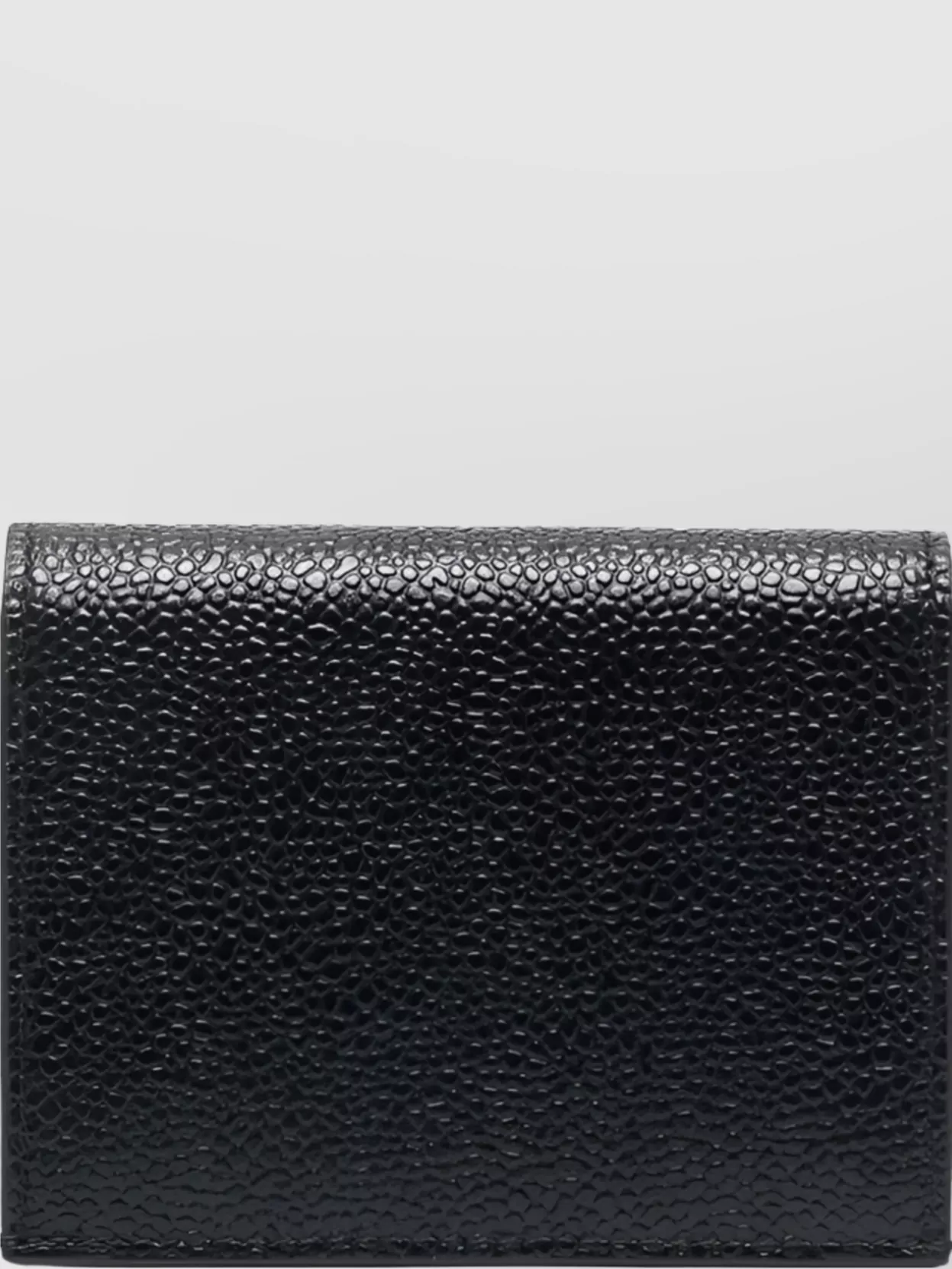 Thom Browne Grained Leather Double Card Holder