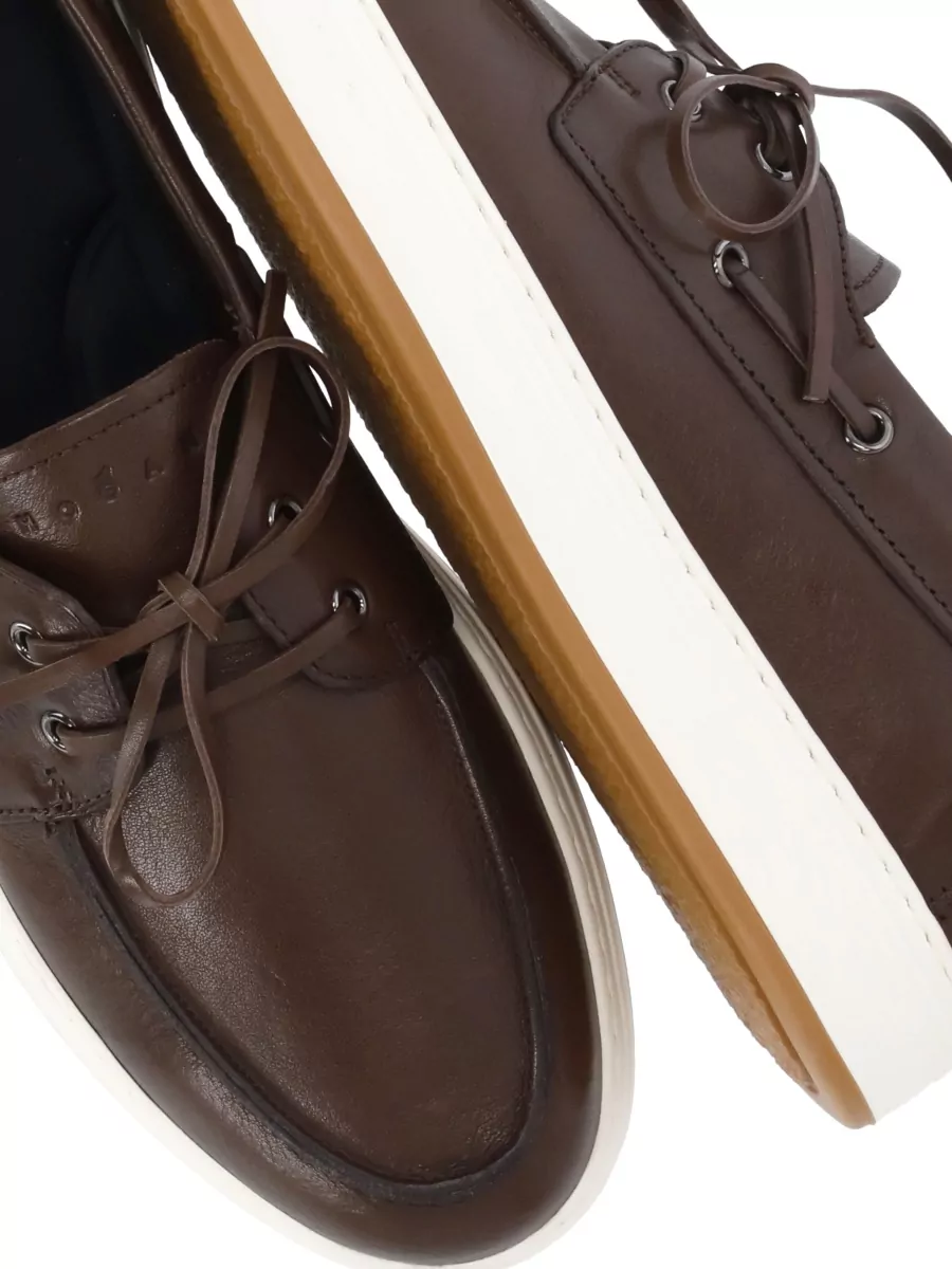 Hogan Leather Boat Shoes