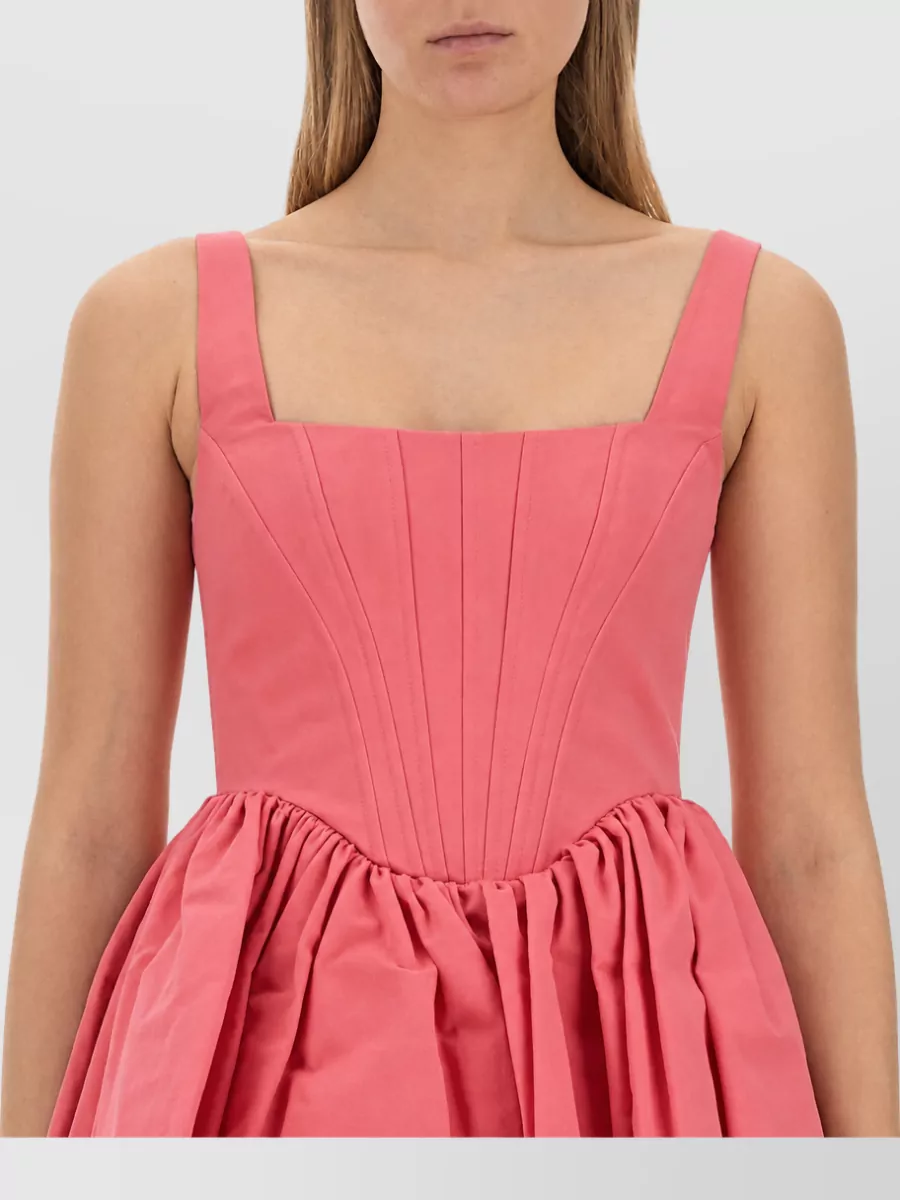 Staud Cotton Blend Mini Dress
