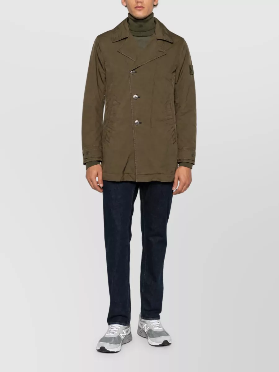 Stone Island Single Breasted Coat