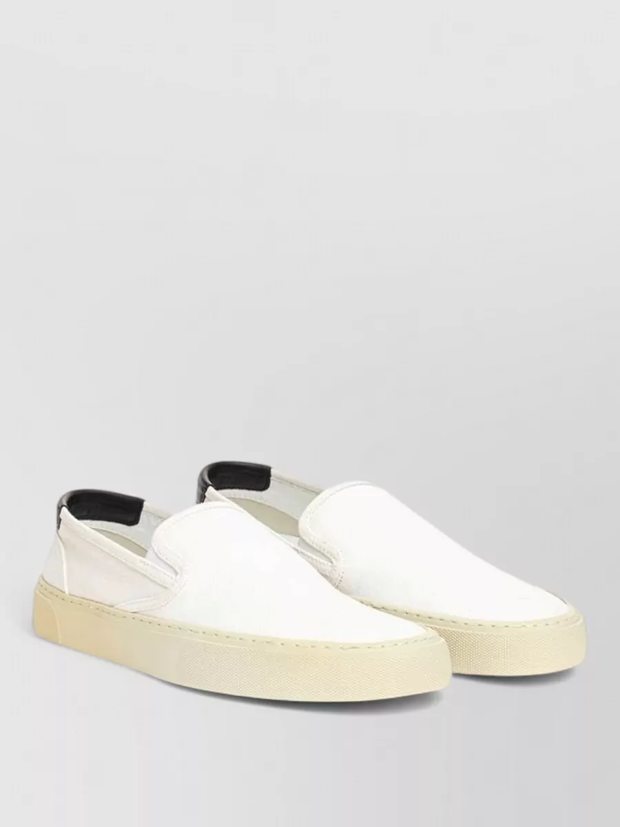 Saint Laurent cotton slip-on sneakers