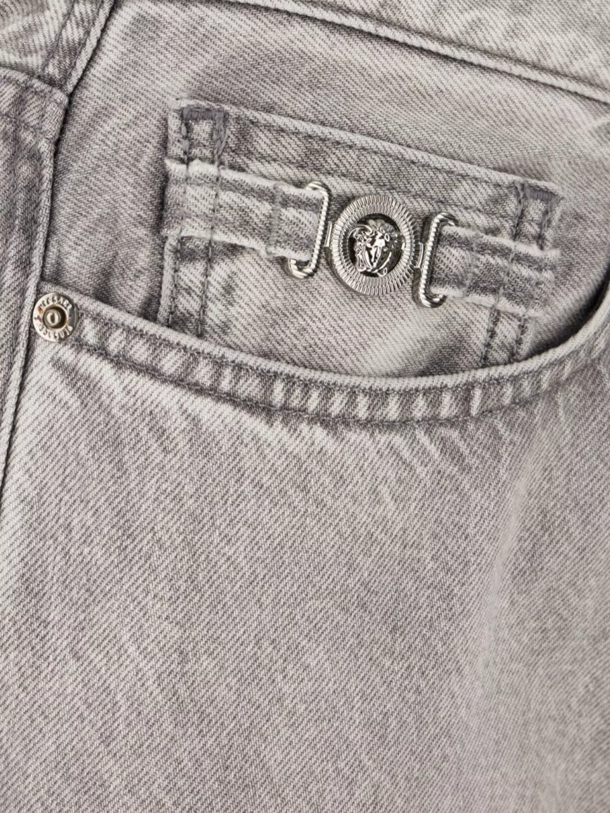 Versace Denim Jeans Belt Loops