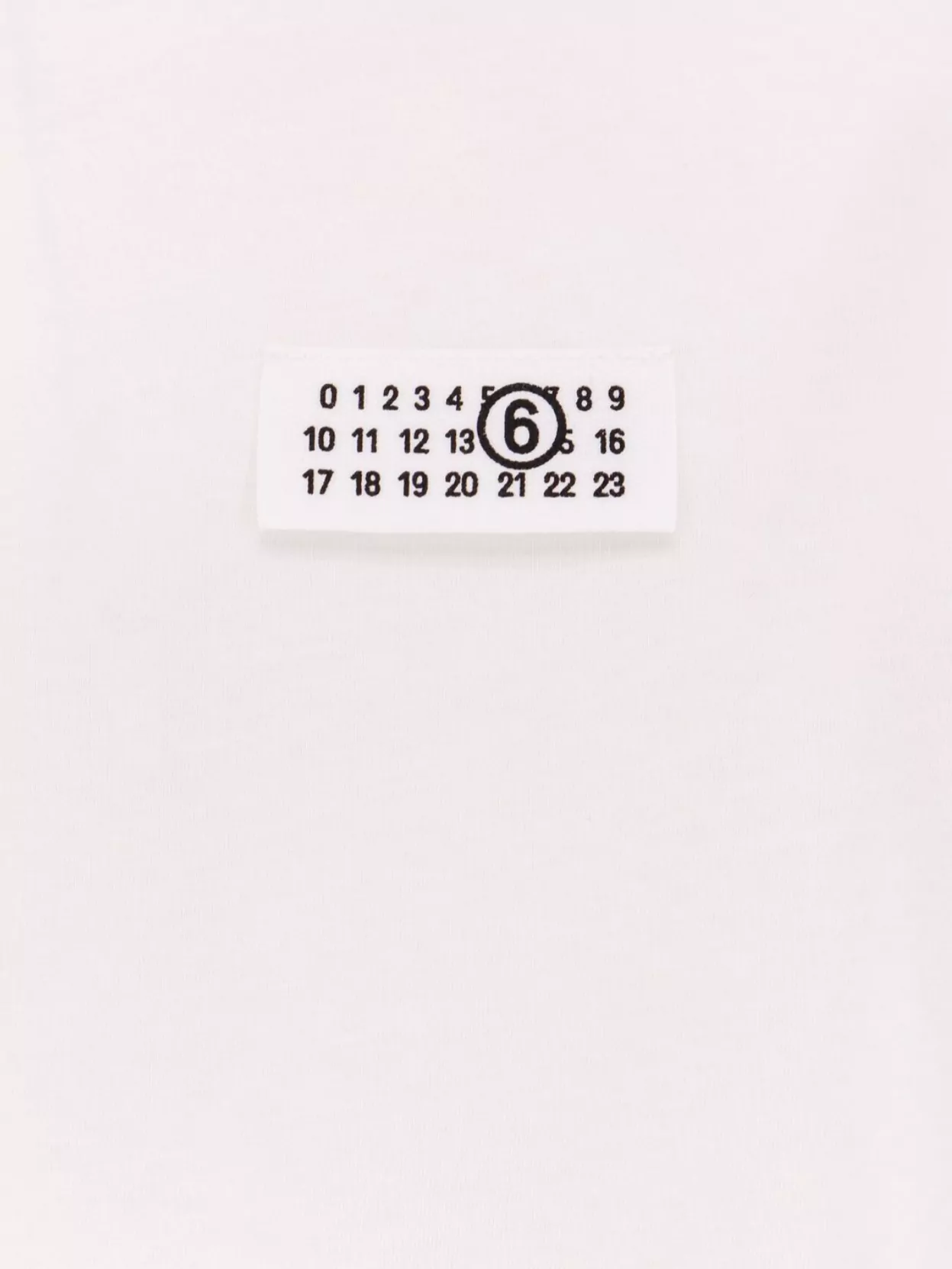 Mm6 Maison Margiela Cotton Crew-Neck T-Shirt With Numeric Signature Patch