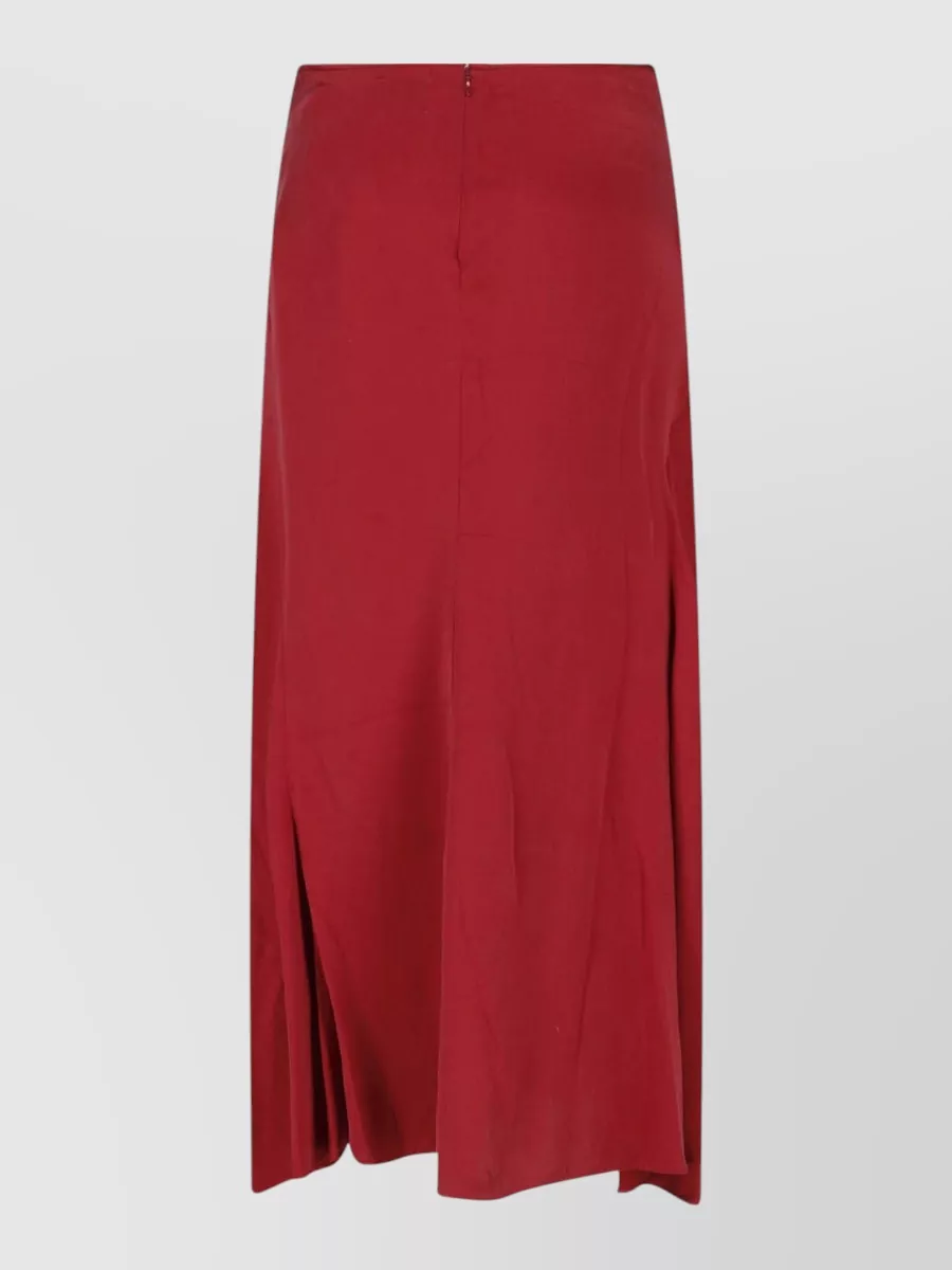 Isabel Marant Silk High-Rise Midi Skirt