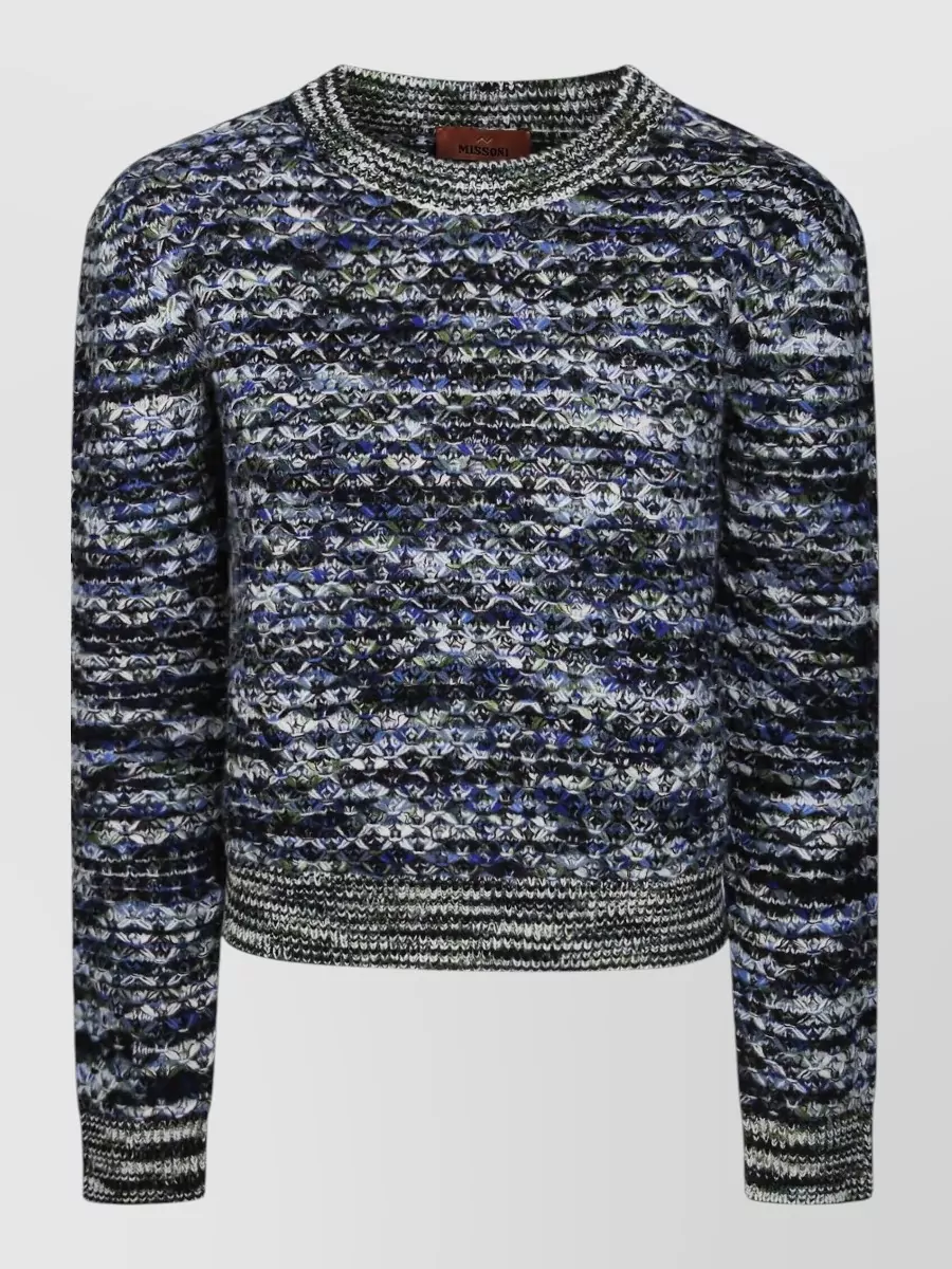 Missoni long sleeve crew neck sweatshirt