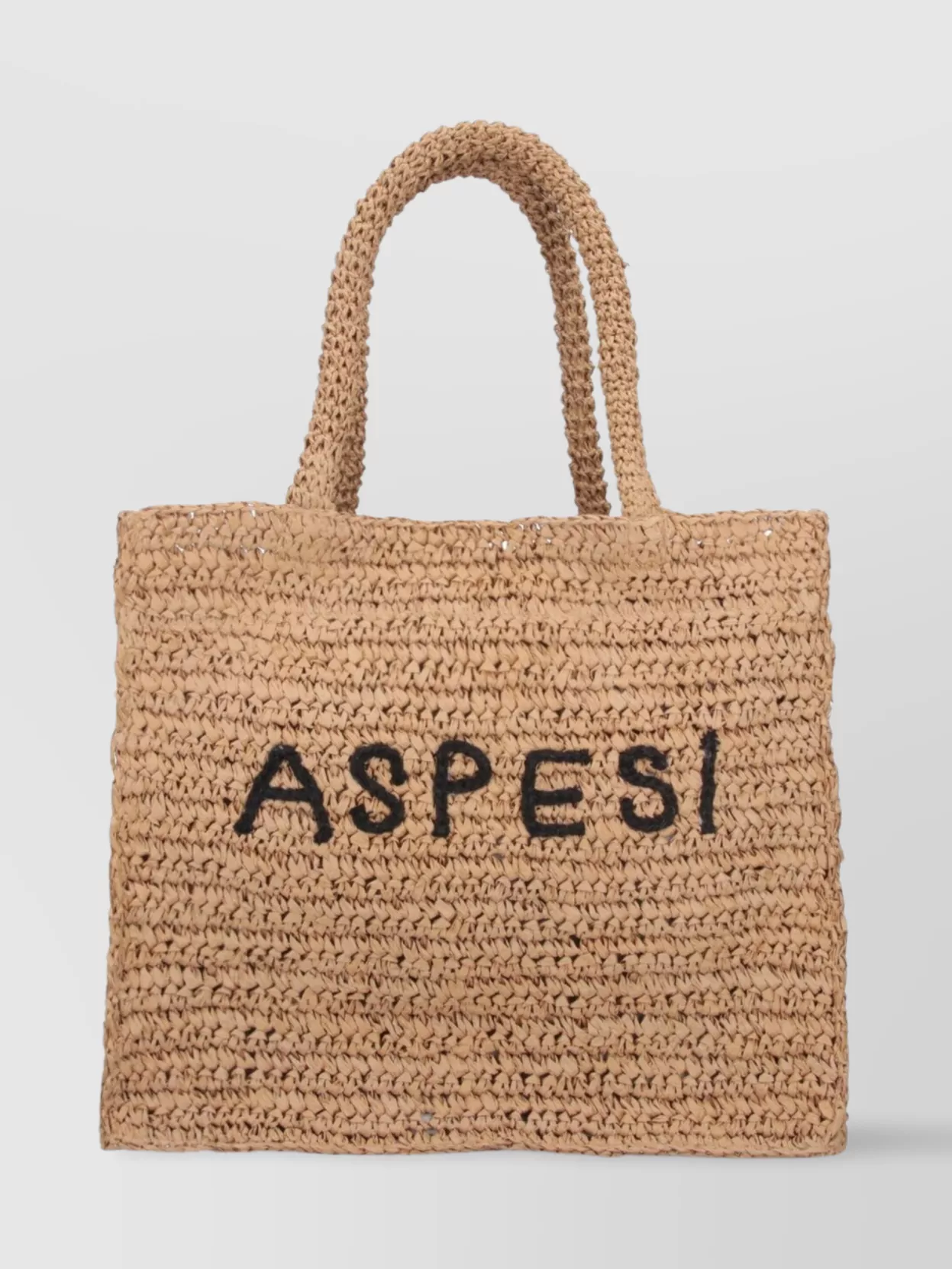 Aspesi Textured Weave Tote Bag