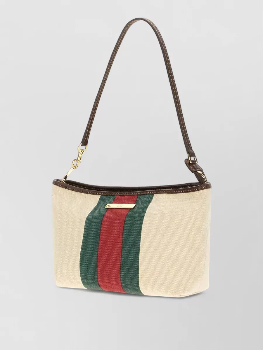 Gucci Na Canvas Shoulder Bag