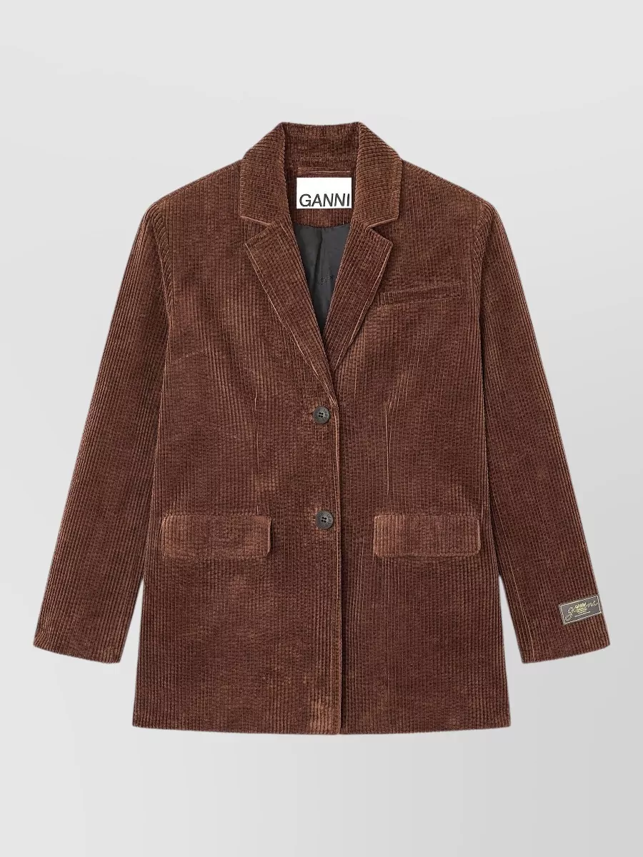 Ganni corduroy suit jacket