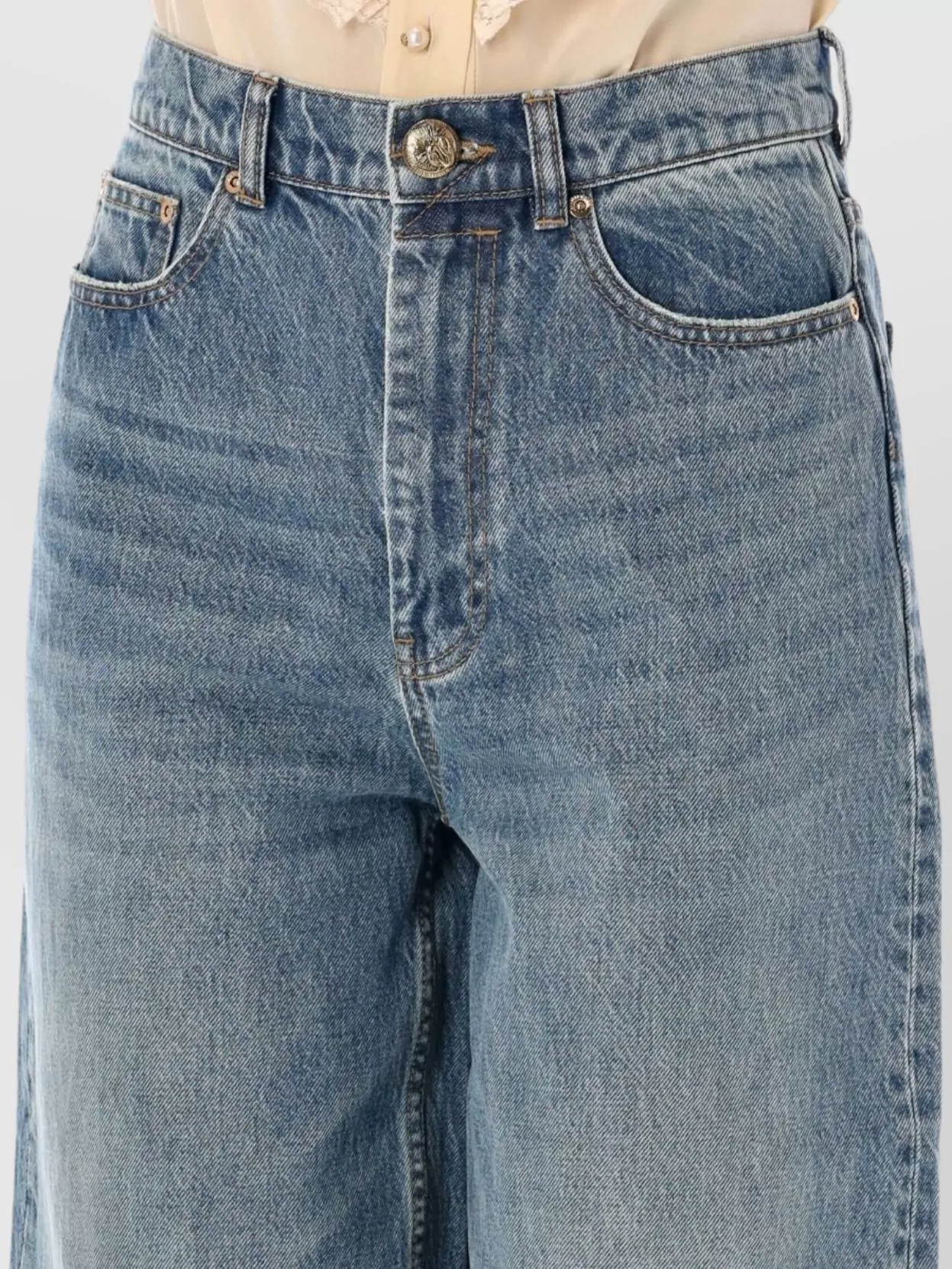 Zimmermann Denim Barrel Sketch Illustr