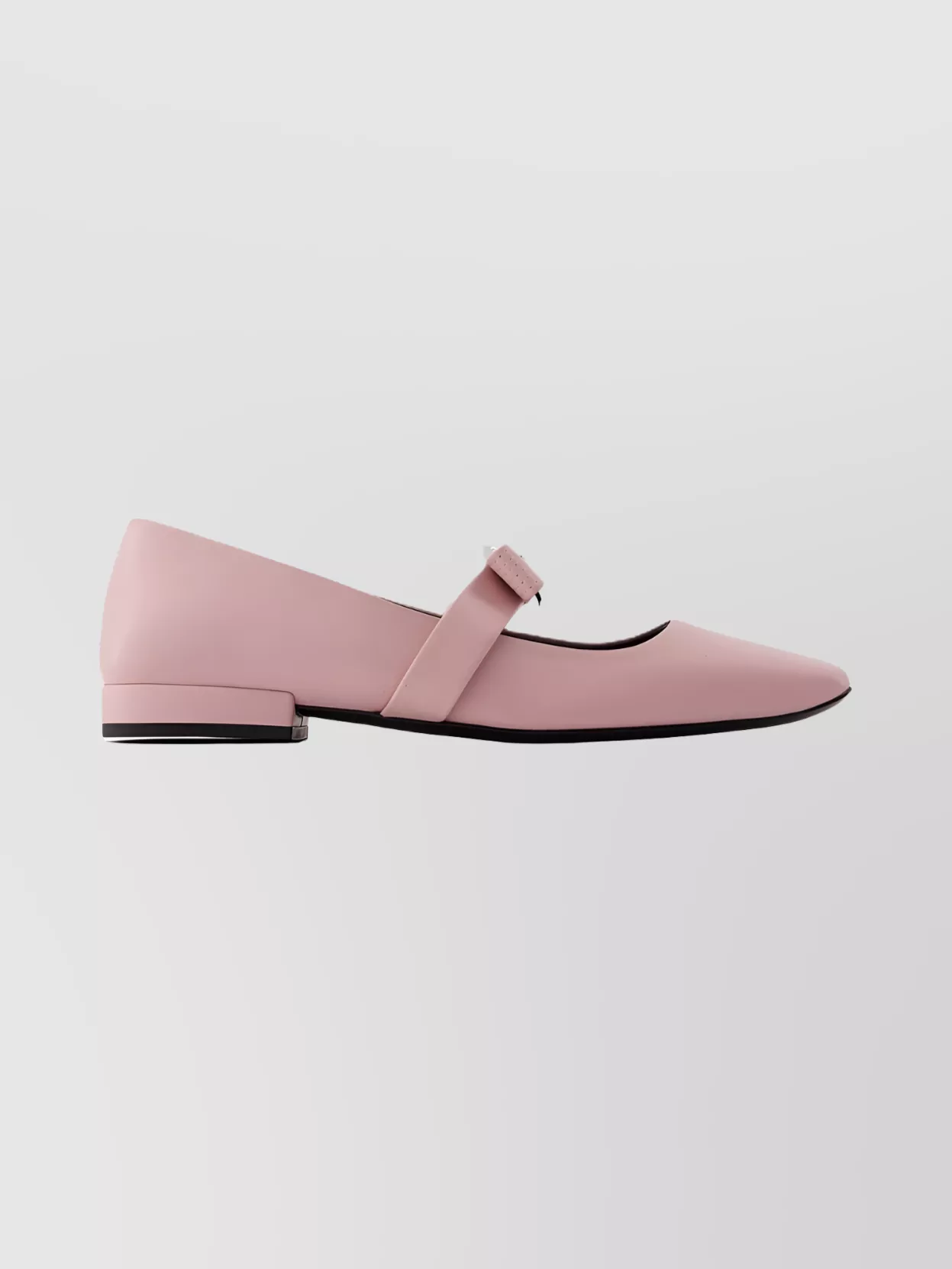 Versace Ballerina Shoes Leather Dusty Rose In Multi