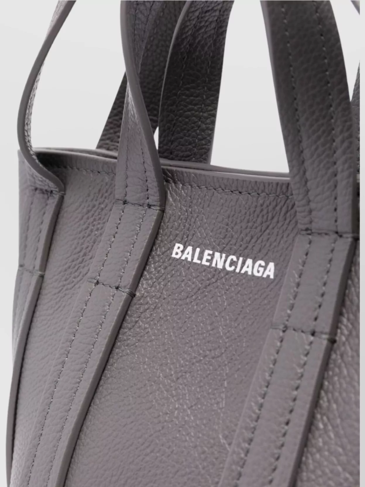 Balenciaga Leather Shoulder Bag With Four Top Handles