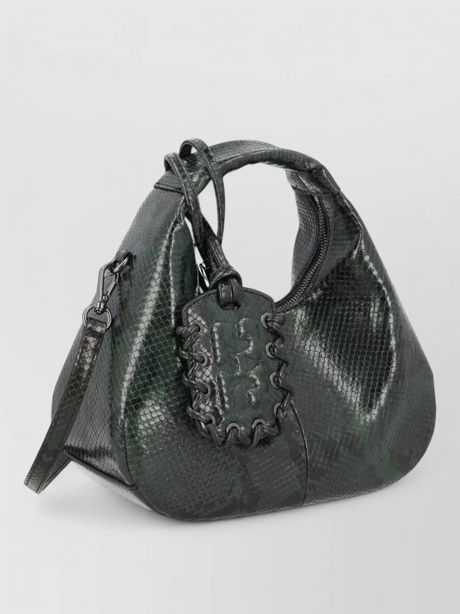 Ganni Hobo Mini Recycled Polyester Shoulder Bag