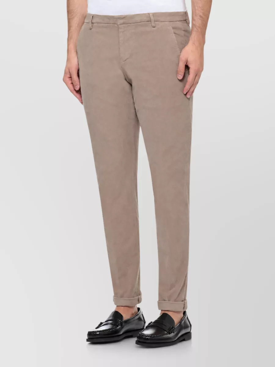 Dondup Corduroy Straight-Leg Chinos