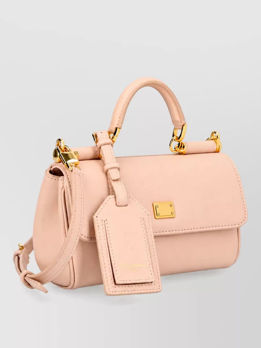 Dolce&Gabbana My Sicily Leather Shoulder Bag